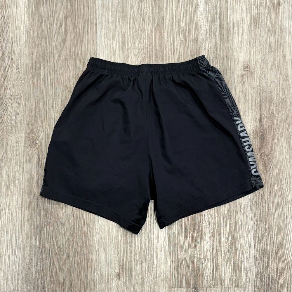 Gymshark 5" Inseam Athletic Shorts Men's Size Small Workout Running Gym Black